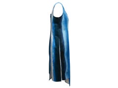 Blue Marni Watercolor Striped Sleeveless Dress Size US M