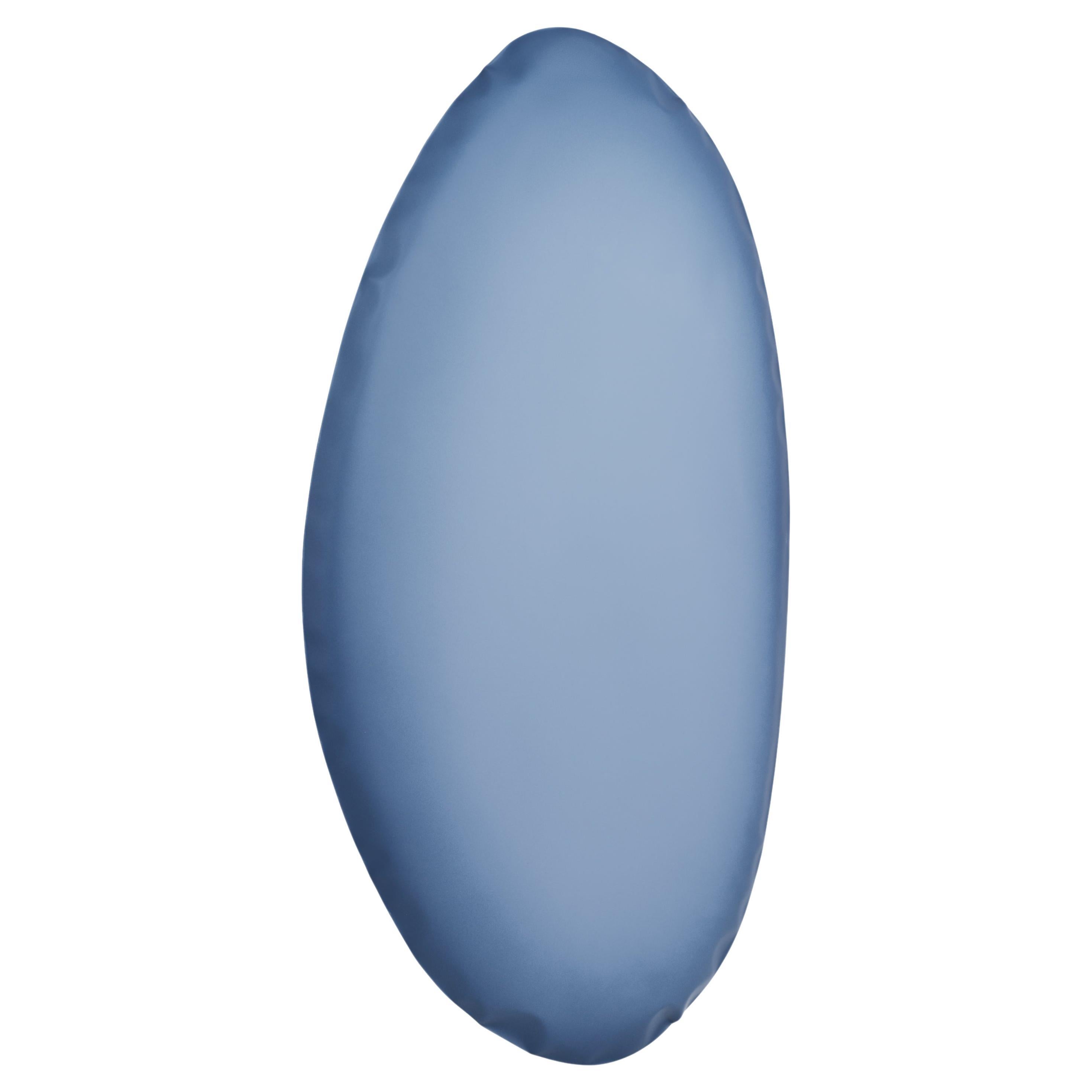 Blue Matt Tafla O3 Wall Mirror by Zieta For Sale