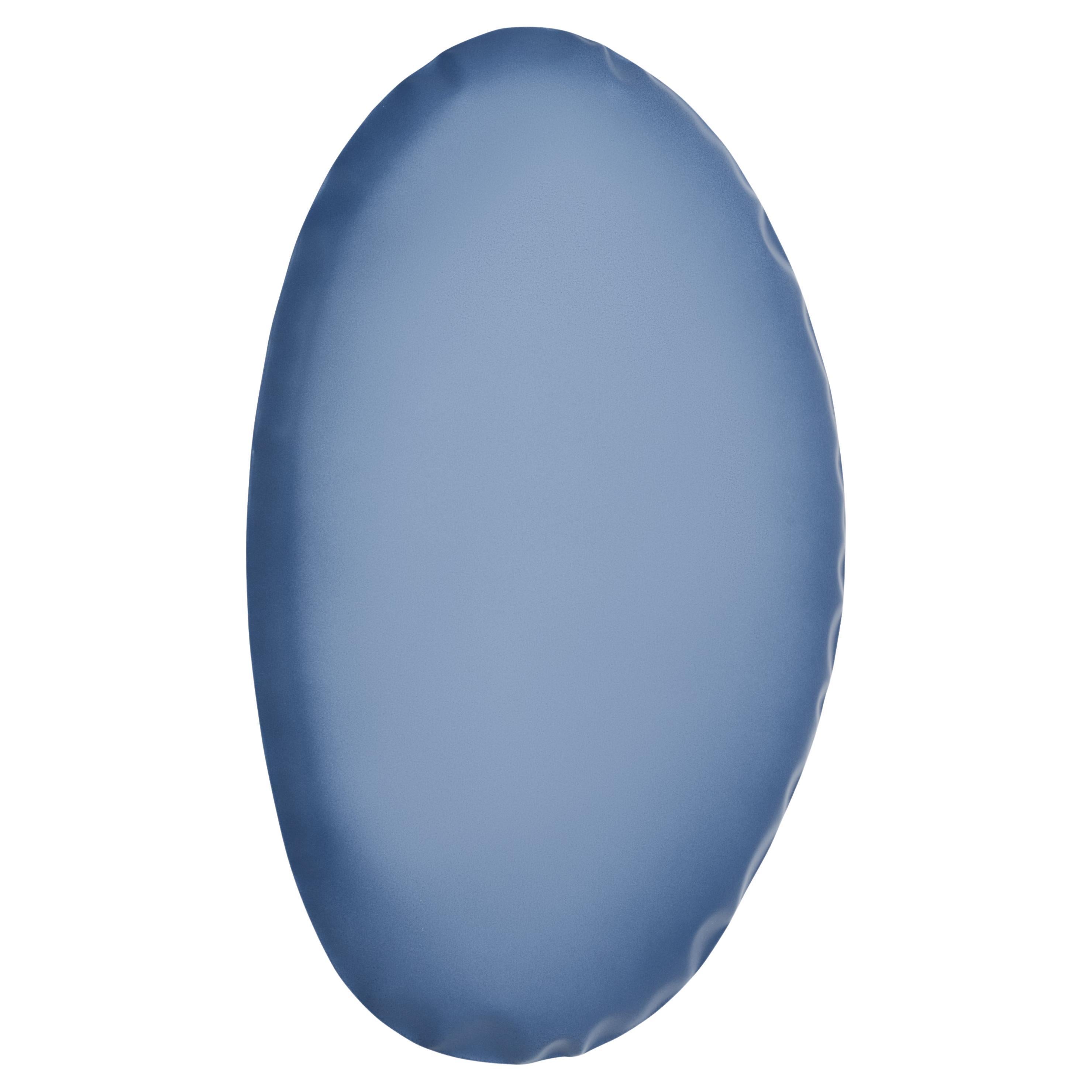 Blue Matt Tafla O5 Wall Mirror by Zieta For Sale