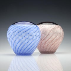 Blue Mike Hunter Willow Vase