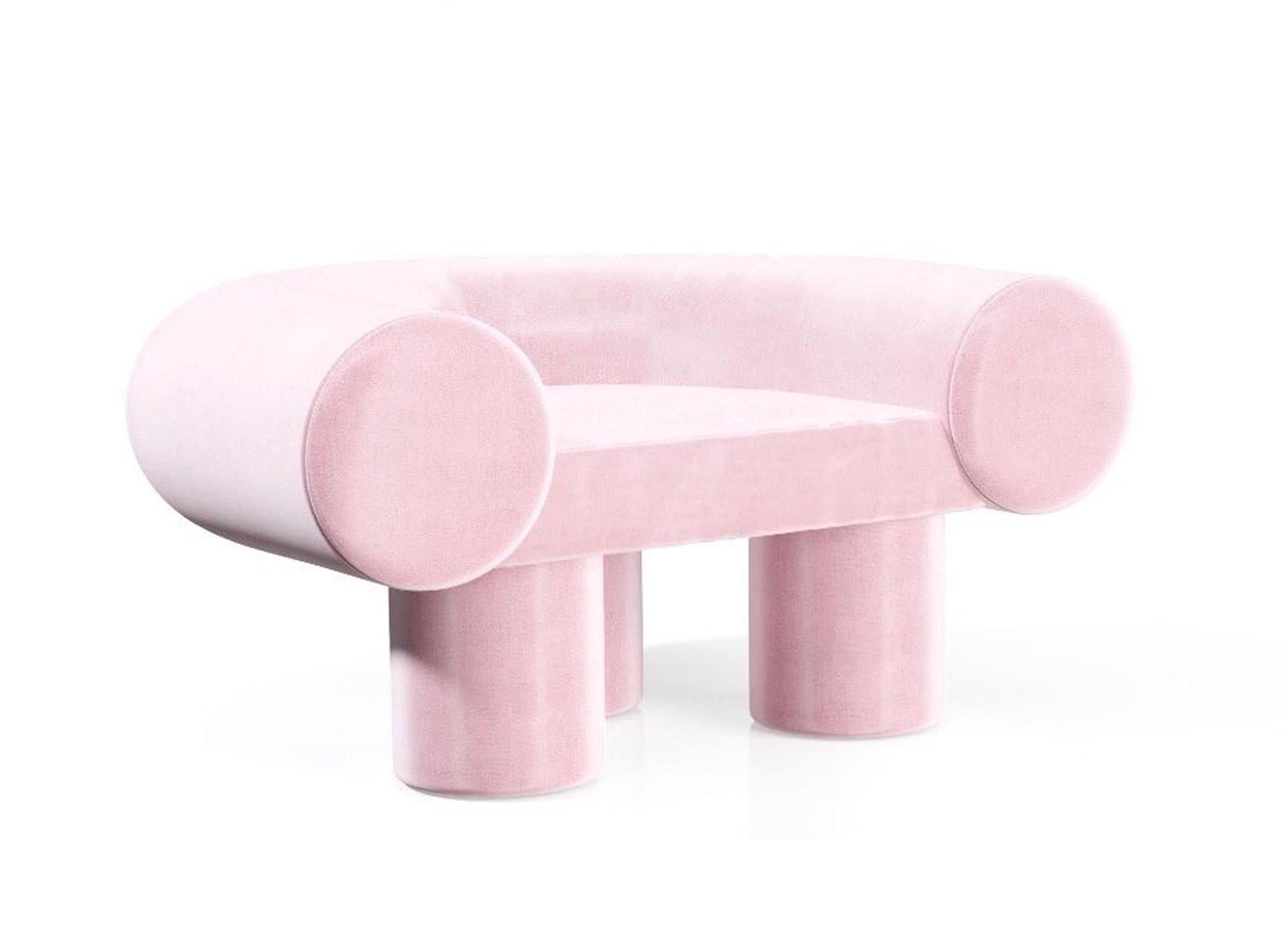 Blue Mineral Armchair by Kasadamo For Sale 4