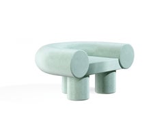 Blue Mineral Armchair by Kasadamo