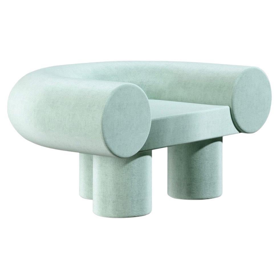 Blue Mineral Armchair by Kasadamo For Sale