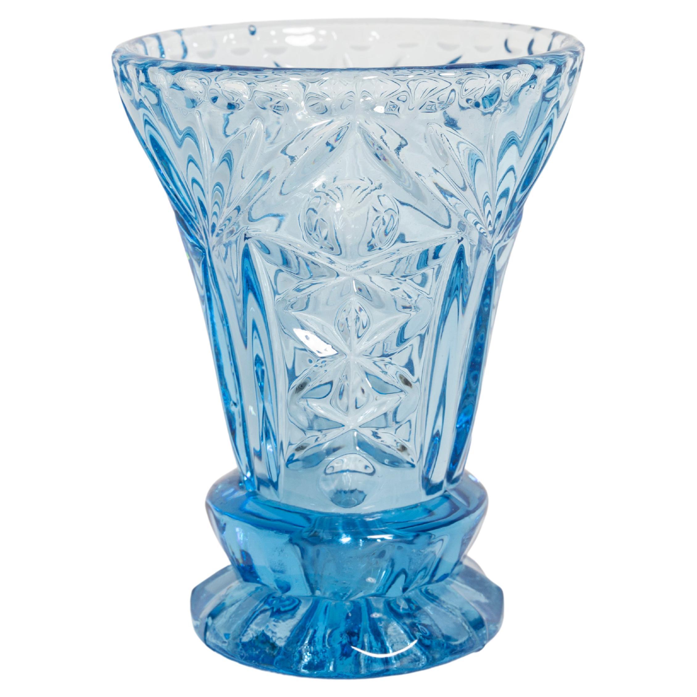 Mini vase bleu vintage, 20ème siècle, Europe, années 1960