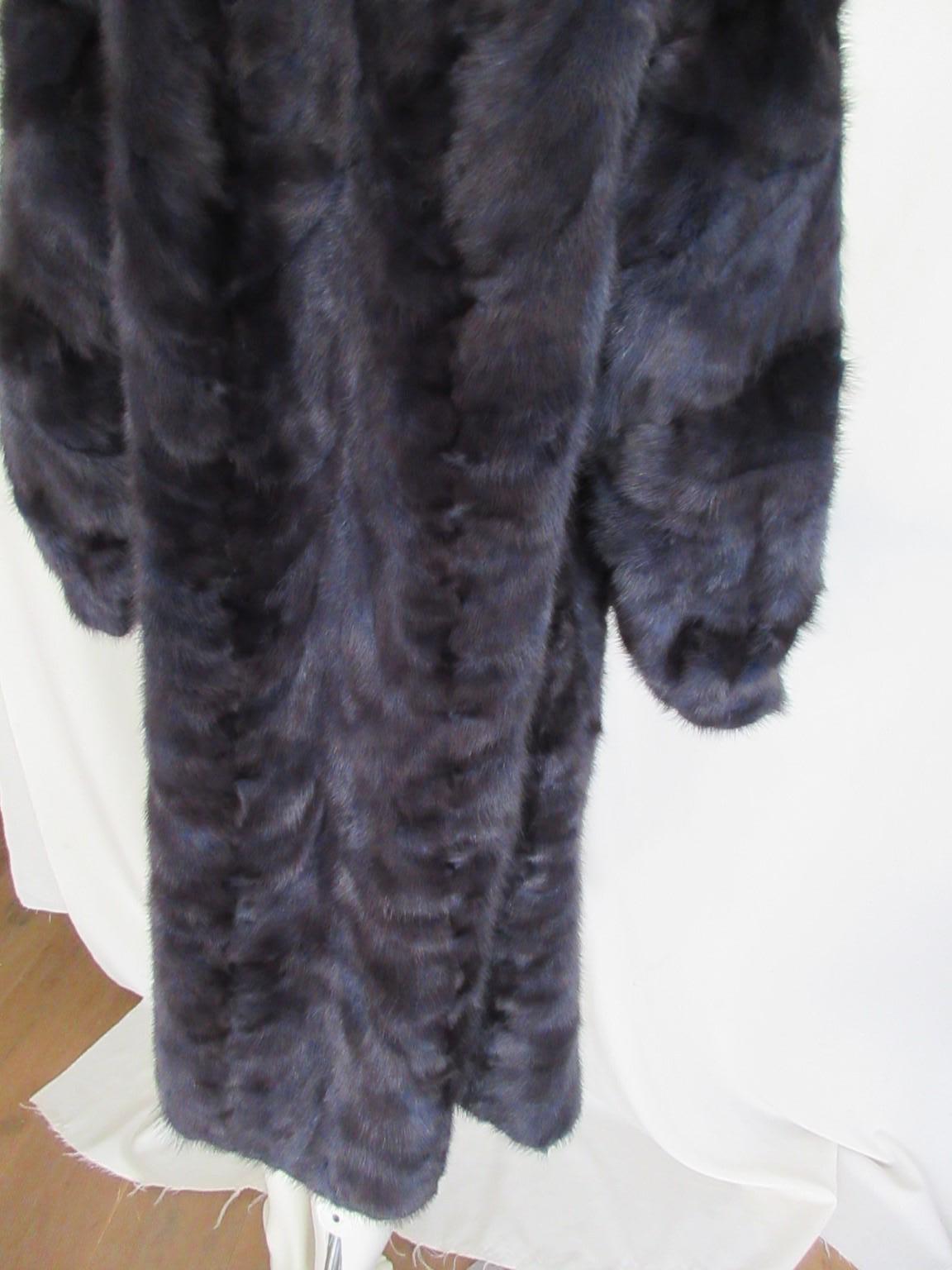  Blue Mink Fur Coat For Sale 1