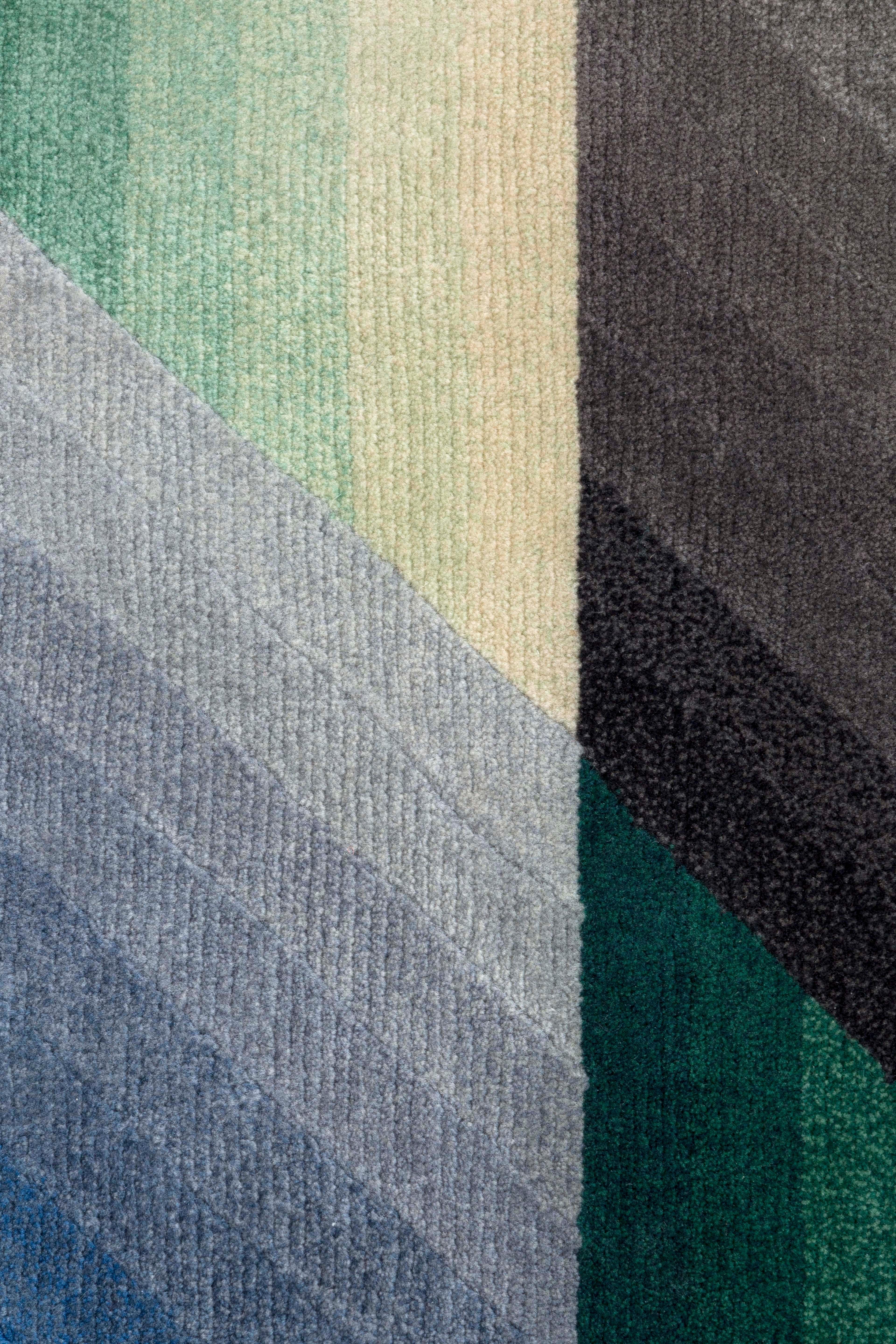 Post-Modern Blue Mirage Rug by Gandia Blasco For Sale