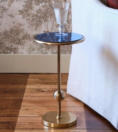 Blue Mirror Drinks Table, Burke, by Bunny Williams Home