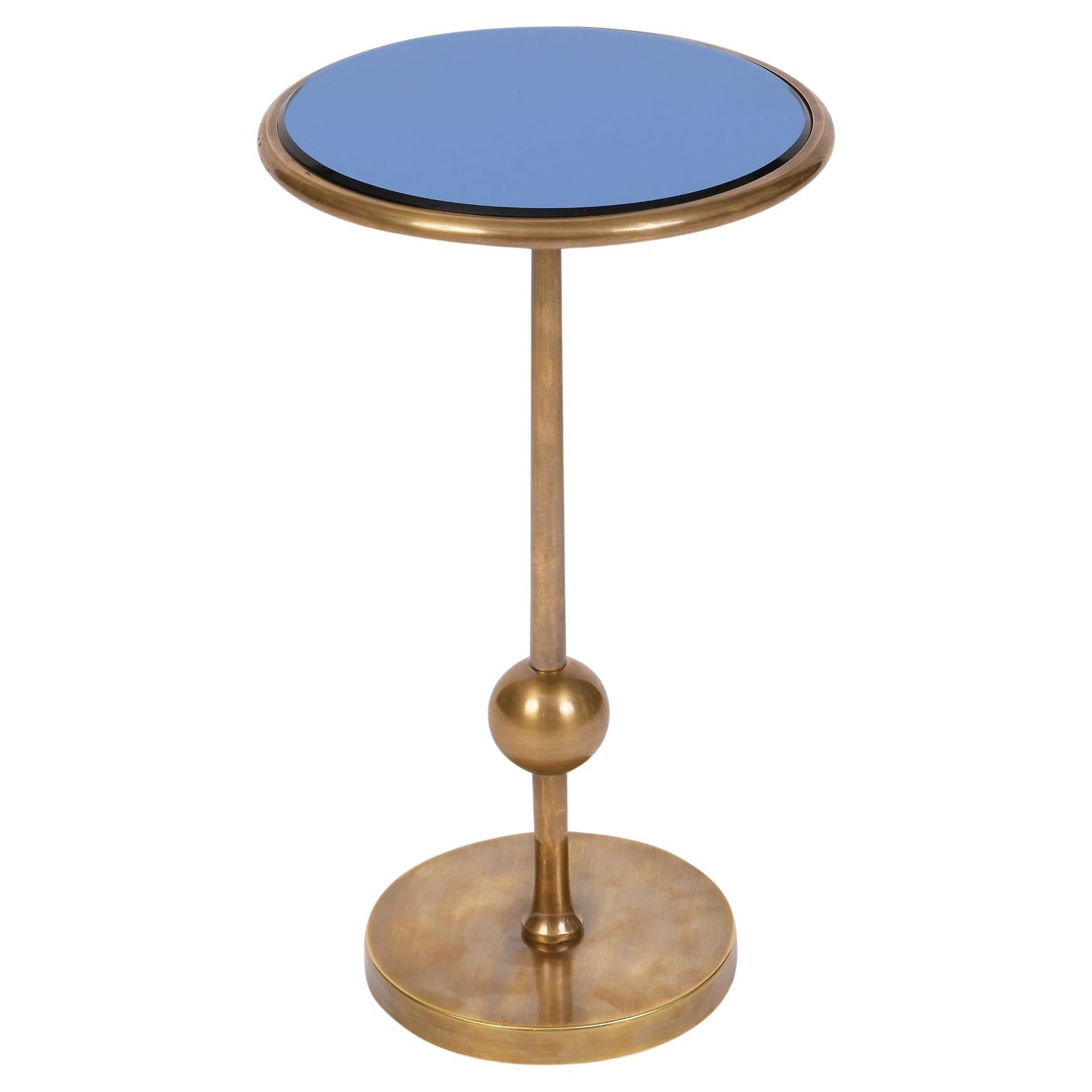 Blue Mirror Drinks Table, Burke, by Bunny Williams Home For Sale