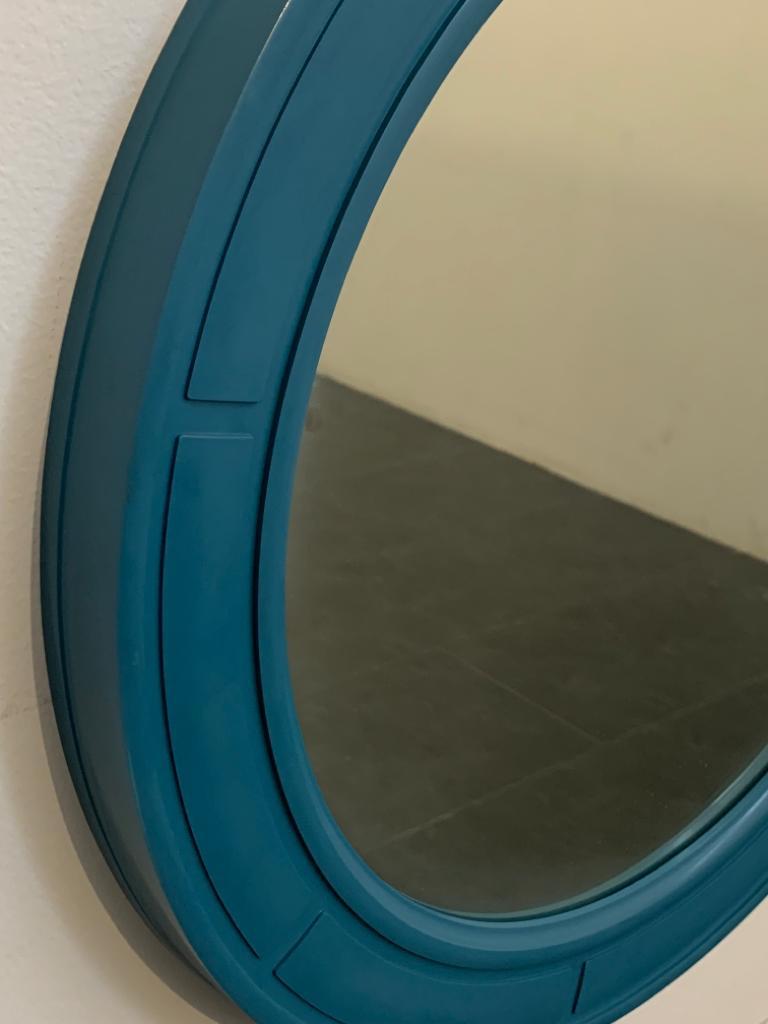 Blue Mirrors, 1970s, Set of 2 For Sale 1