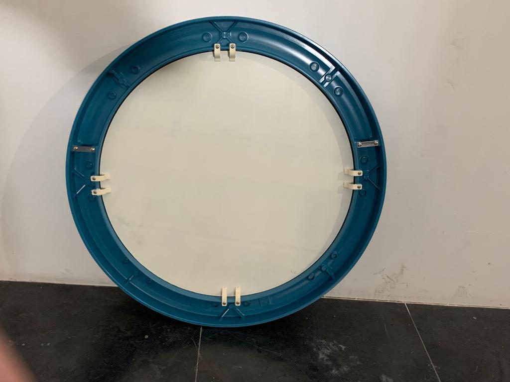 Blue Mirrors, 1970s, Set of 2 For Sale 3
