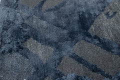 Custom 8' x 10' Hand-Knotted Wool and Silk Rug from Nepal