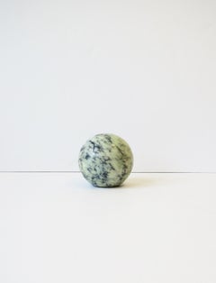 Blue Modern Marble Sphere, Italy, circa 1970s