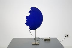 Blue Modern Table Lamp by Cattellani & Smith Mod. Postkrisi T 40, Signed 2000s