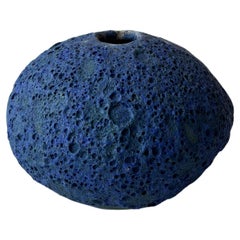 Vase bleu lune