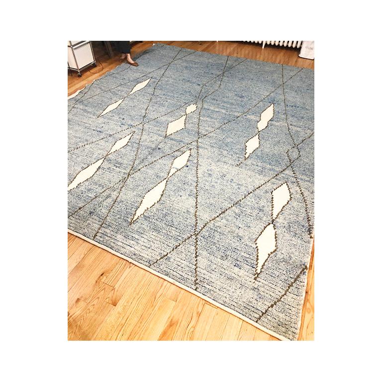Orgin: Afghanistan

Dimensions: 13’3″ x 11′

Age: 1950’s

Design: Moroccan

Material: 100% Wool-pile

Color: Robin’s Egg Blue, Off-White

 

11575

 

The early adoption of rug-making by native Moroccans is certainly due in large part to the