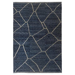 Blue Moroccan Inspired Rug