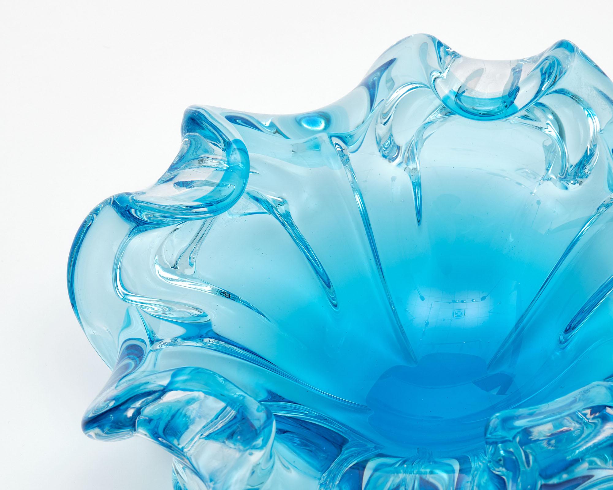 Blue Murano Glass Bowl 1