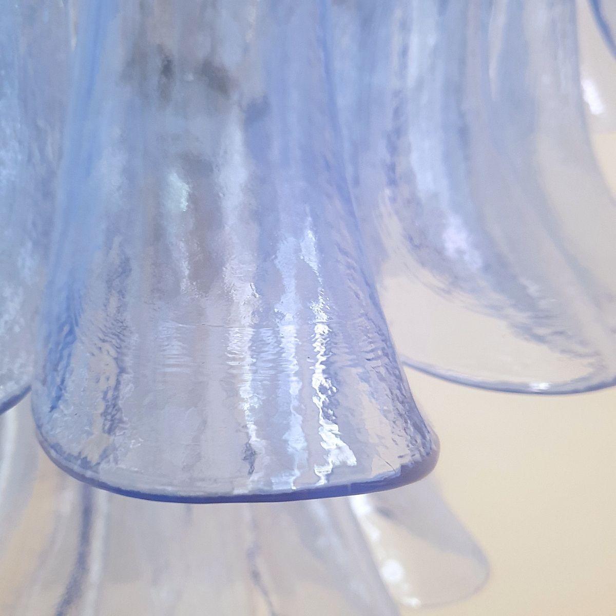 Lustre bleu de Murano, Italie en vente 4