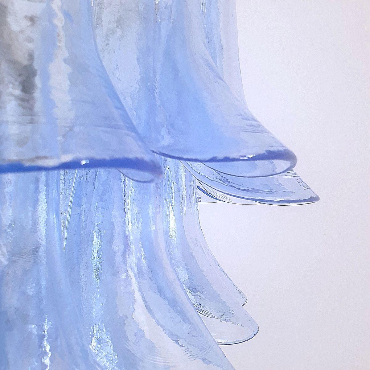 Lustre bleu de Murano, Italie en vente 5