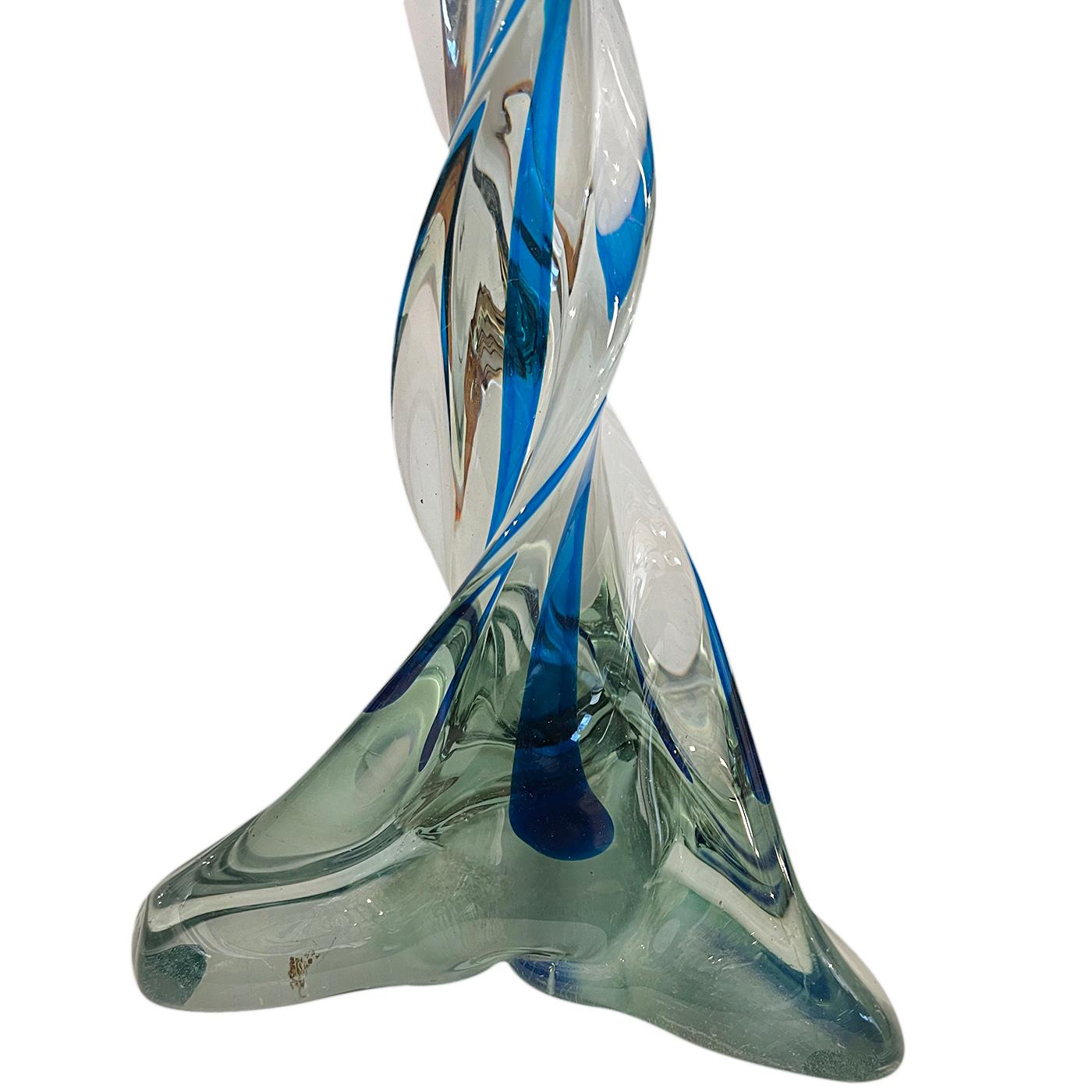 A circa 1920’s Murano glass table lamp.

Measurements:
Height of body: 17.5?