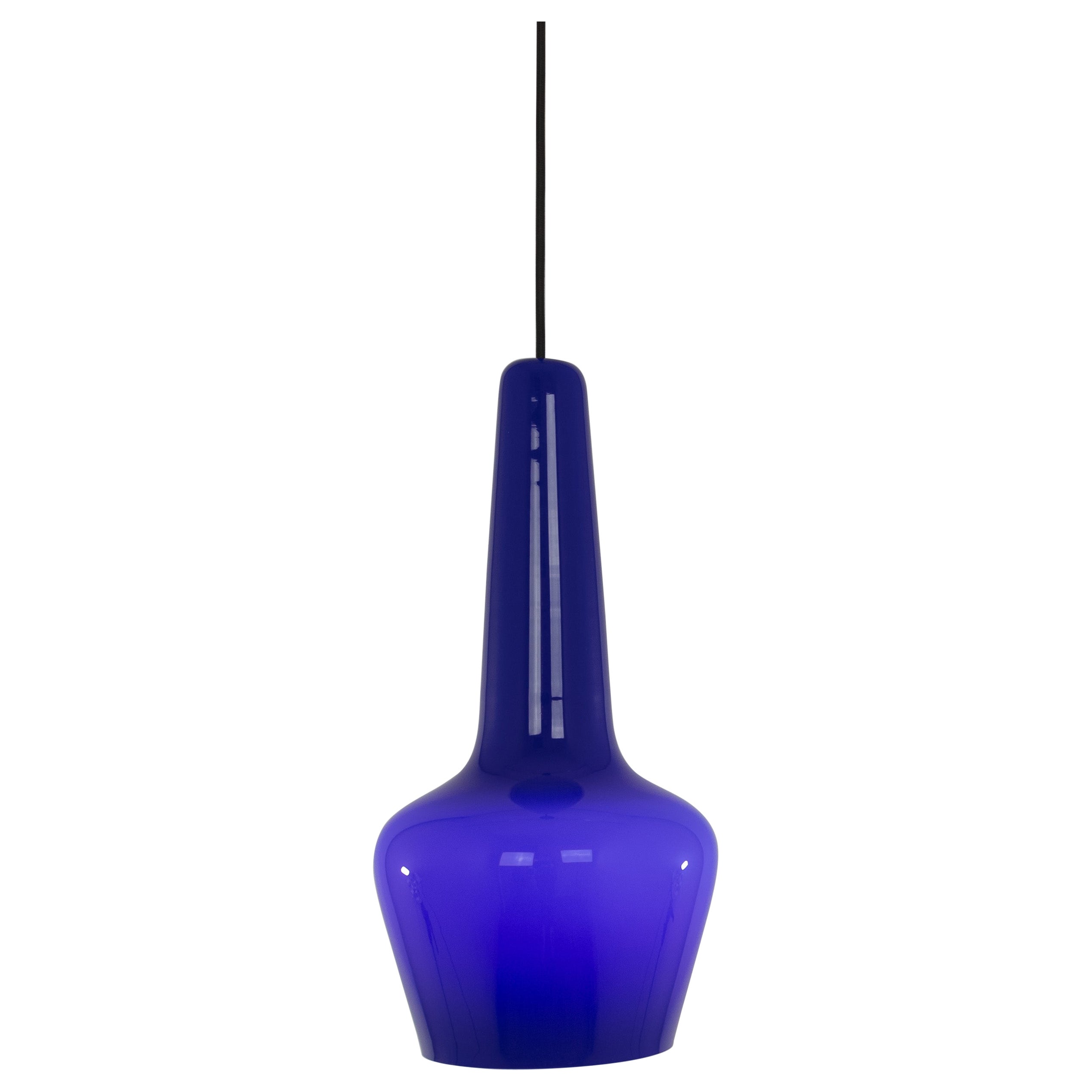 Blue Murano glass pendant, 1960s