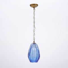 Blue Murano Glass Pendant