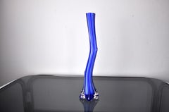 Blue Murano Glass Soliflore, Italy, 1960