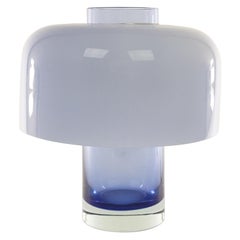 Blue Murano Glass Table Lamp LT 226 by Carlo Nason for A.V. Mazzega, 1960s