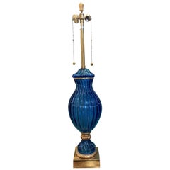 Blue Murano Lamp