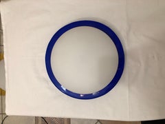 Blue Murano Wall Ceiling Light Sconce by Vetri Handblown Glass 1990s Italy