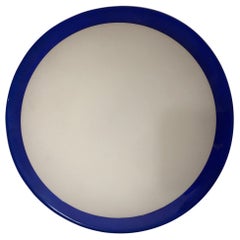 Blue Murano Wall Ceiling Light Sconce by Vetri Handblown Glass 1990s Italy