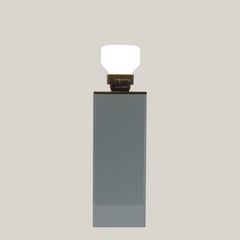 Lampe de table en acier bleu "Muta Lamp" par Octavio Asensio, Espagne, 2025