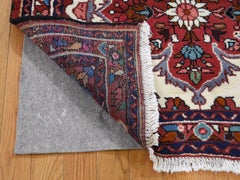 Blue Persian Hamadan Pure Wool Hand Knotted Oriental Rug