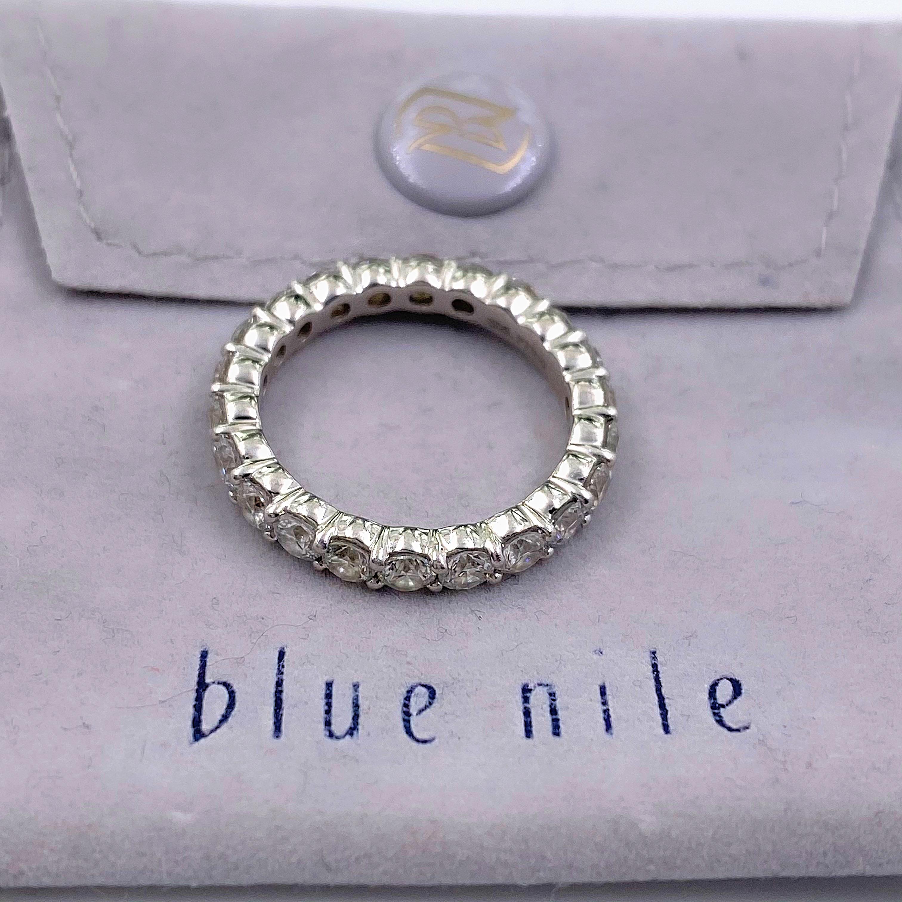 1 carat eternity ring blue nile