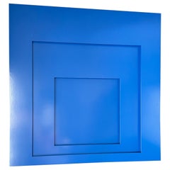 Blaue 3D-Skulptur Nr. 5