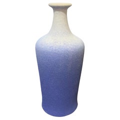 Blue Ombre Glazed Small Bottle Shape Vase, China, Contemporary