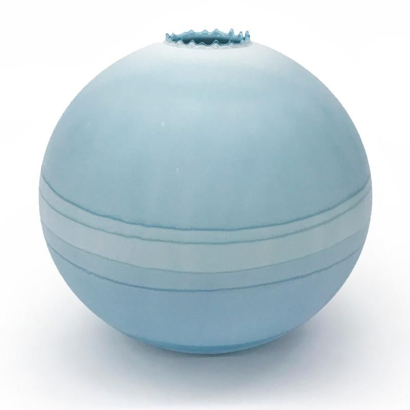 Blue Ombre Jupiter Vase by Elyse Graham
Dimensions: W 28 x D 28 x H 30.5 cm
Materials: Plaster, Resin
MOLDED, DYED, AND FINISHED BY HAND IN LA. CUSTOMIZATION
AVAILABLE.
ALL PIECES ARE MADE TO ORDER

This collection of vessels is inspired by