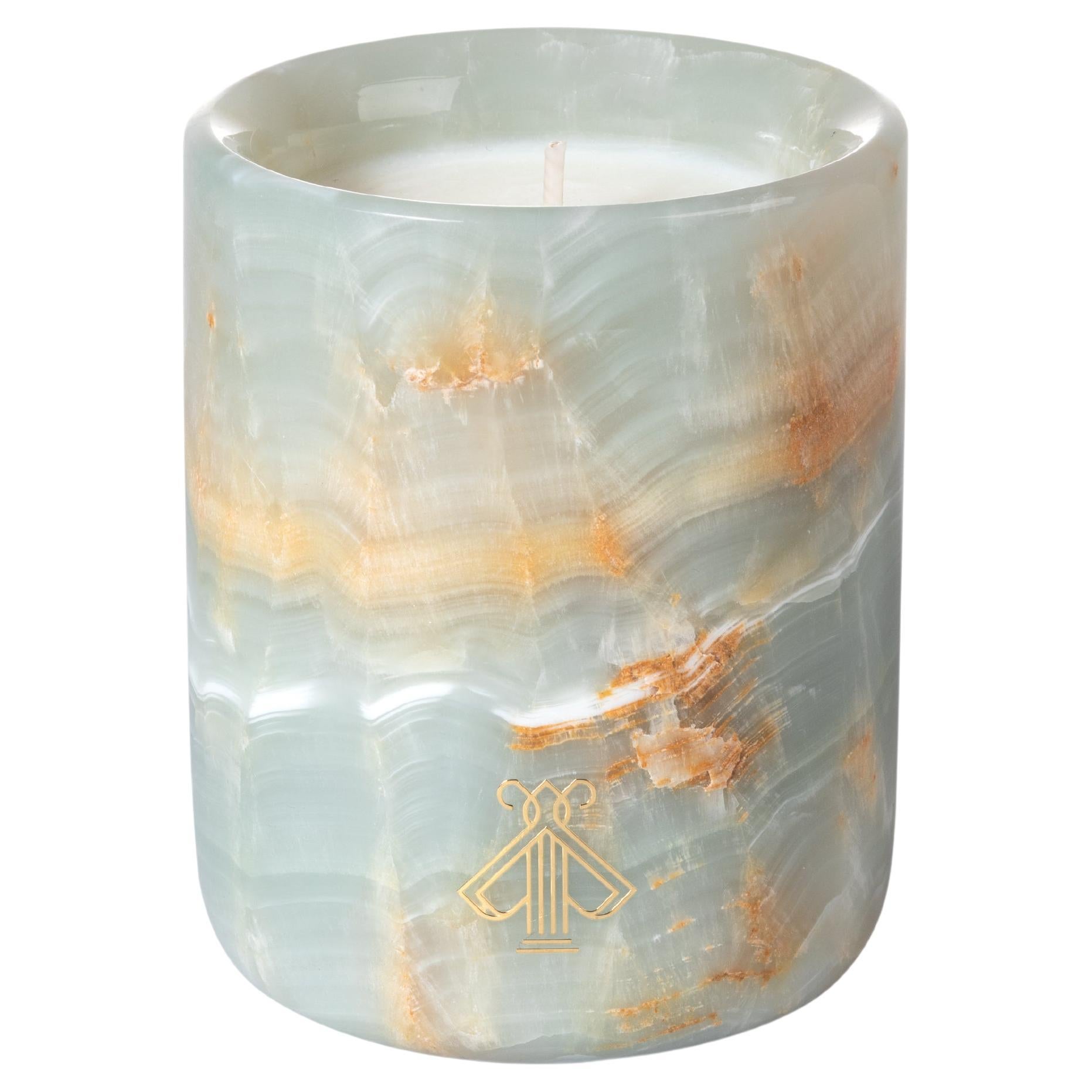 Blue Onyx Scented Candle For Sale