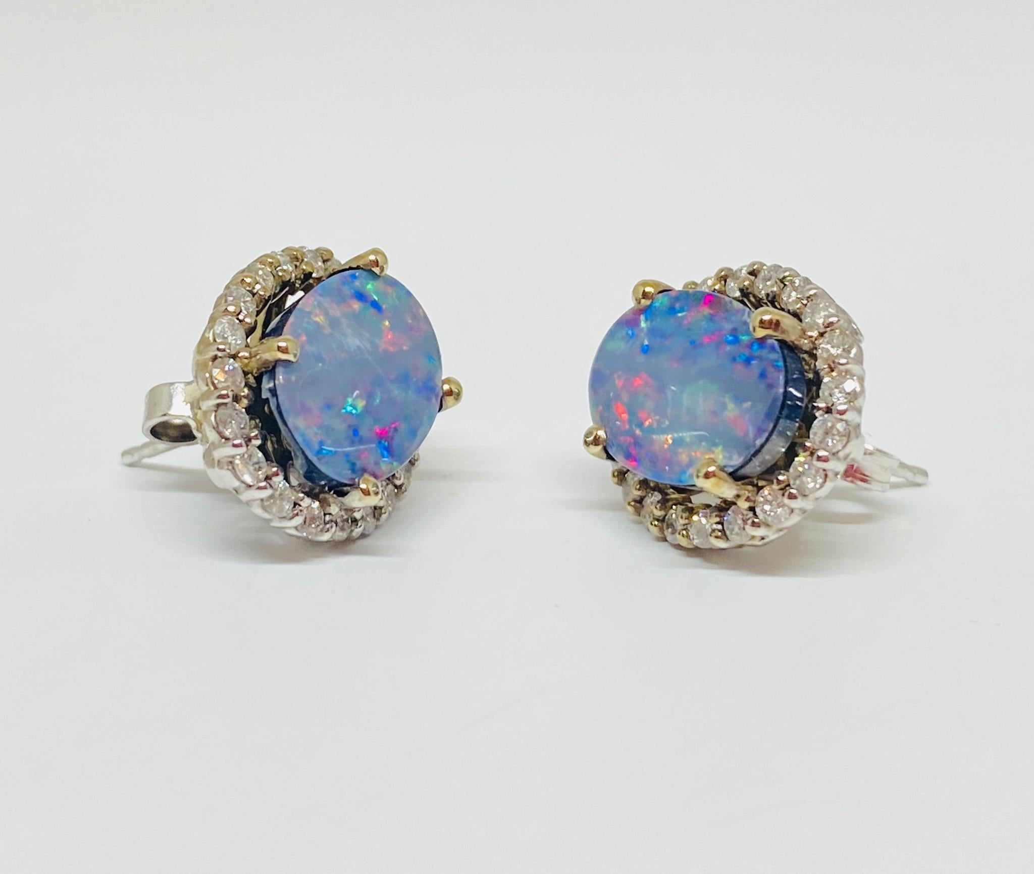 blue opal earrings blue nile