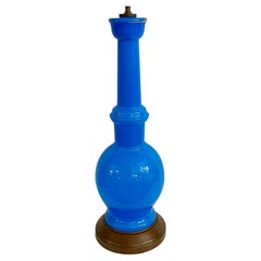 Blue Opaline Table Lamp