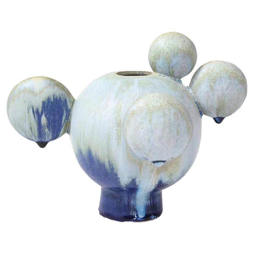 Blue Opium Vase by Robbie Hiedinger For Sale