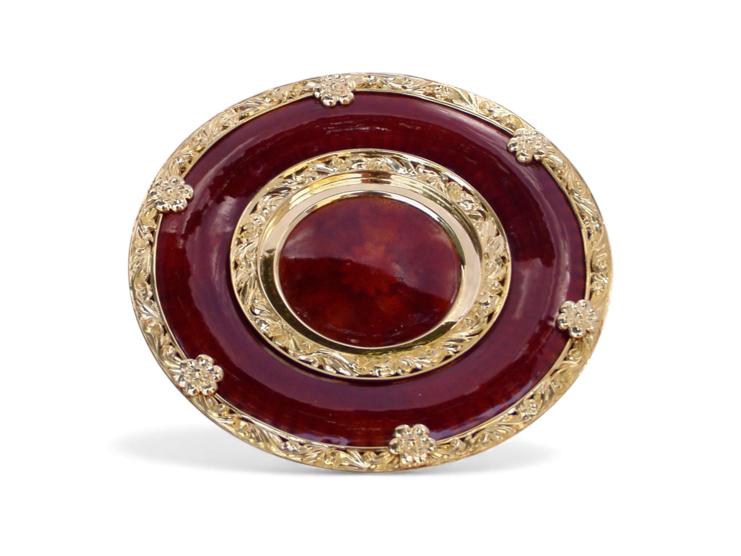 Set de coupes et d'assiettes de Kiddush en argent 925 avec émail chaud bleu ou rouge Unisexe en vente