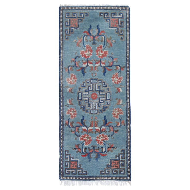 2 9 X9 4 Stone Wash Peshawar Natural Wool Hand Knotted Oriental Runner Rug