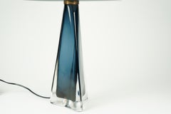 Lampada Orrefors blu, Orrefors, Svezia, 1960