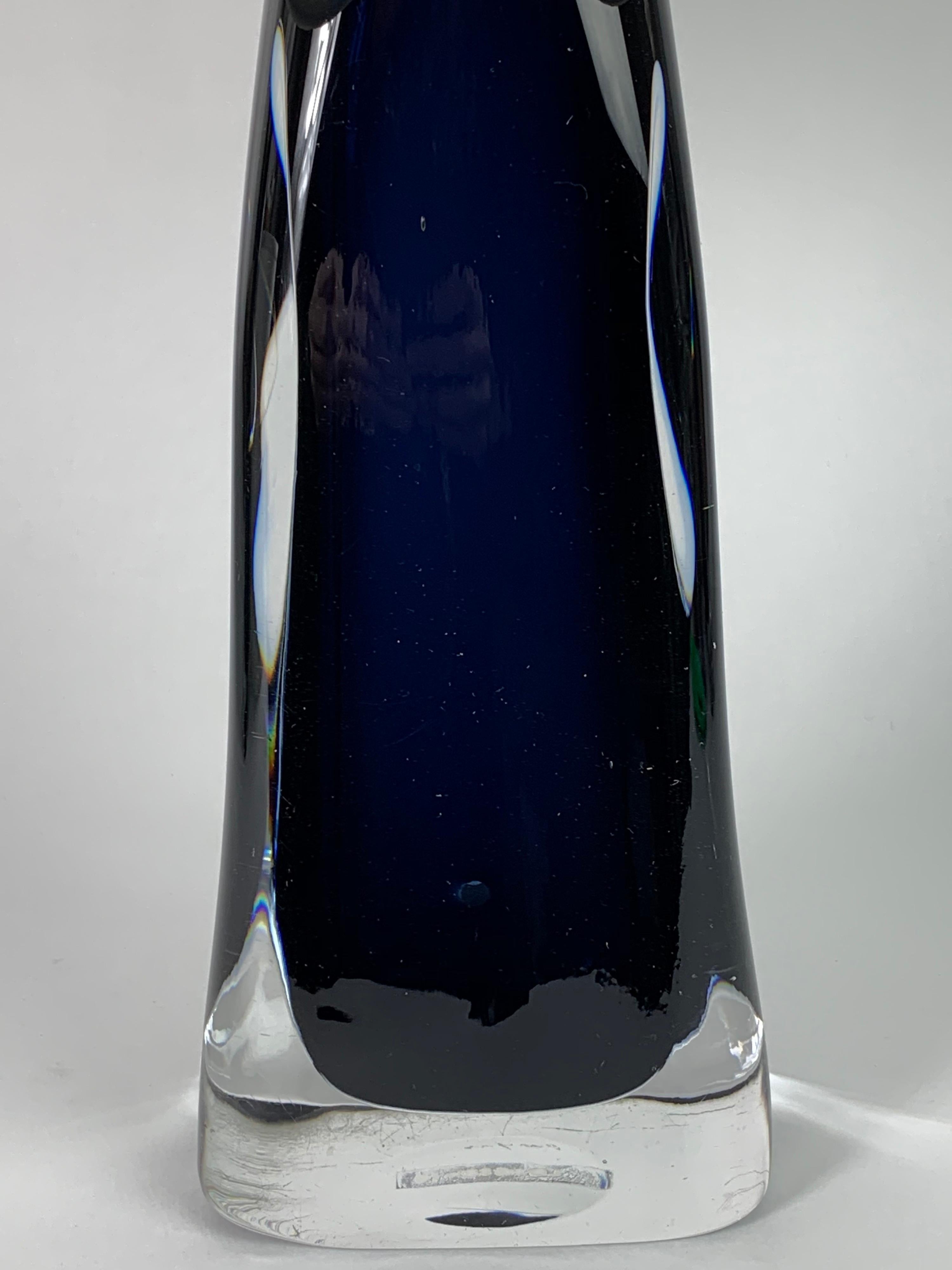 Lampes bleues Orrefors, Orrefors, Suède, 1960 en vente 4