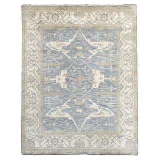 Blue Wave Wool Area Rug For Sale at 1stDibs | blue wave area rug, blue ...