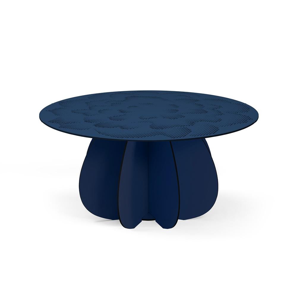 Table basse d'extérieur - Bleu GARDENIA ø80 cm Neuf - En vente à FONTAIN, FR