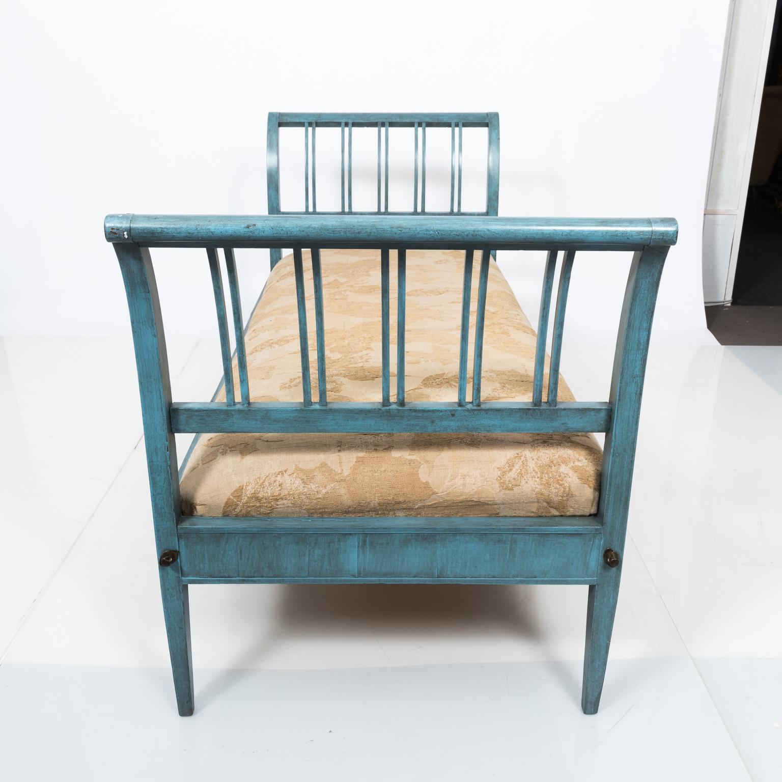 Empire Blue Painted Day Bed