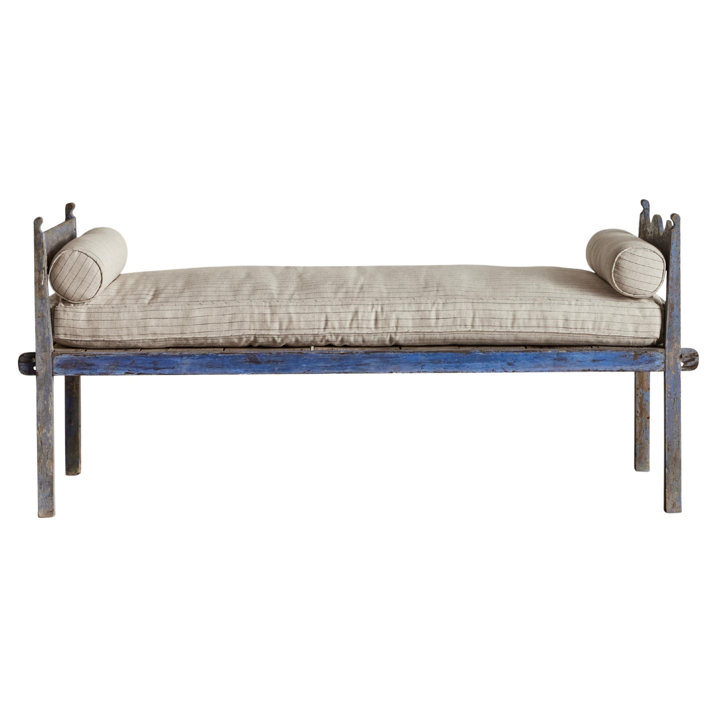 Blue Painted Daybed For Sale