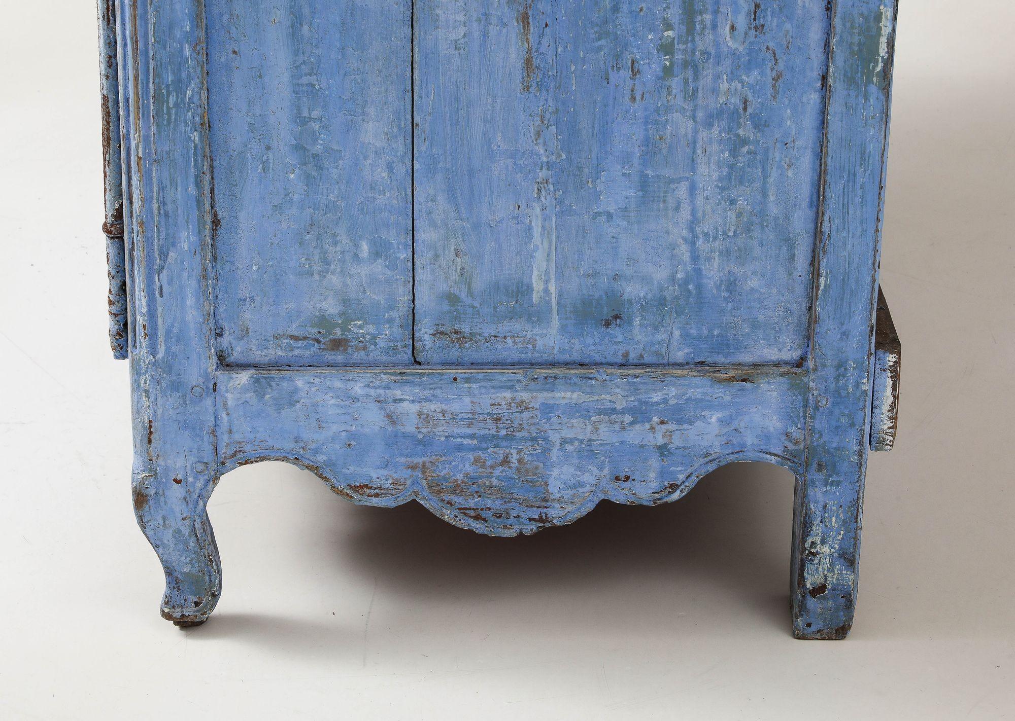 Buffet français peint en bleu, milieu du 19e siècle en vente 6